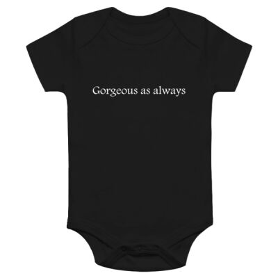 Gorgeous as always Black with White Quote Thumbnail